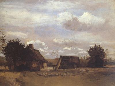 Vincent Van Gogh Cottage (nn04) oil painting image